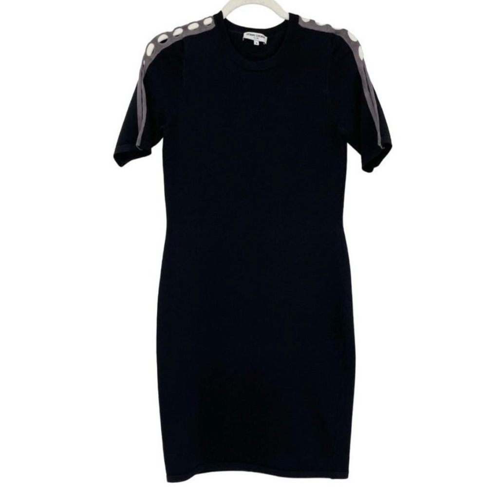 Opening Ceremony Dress Women’s Medium Black Gray Mini Bodycon Cutout Party Short